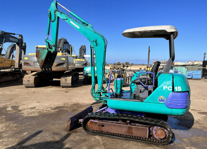 ⁦MINI EXCAVATOR KOMATSU PC15-7⁩ - الصورة ⁦2⁩