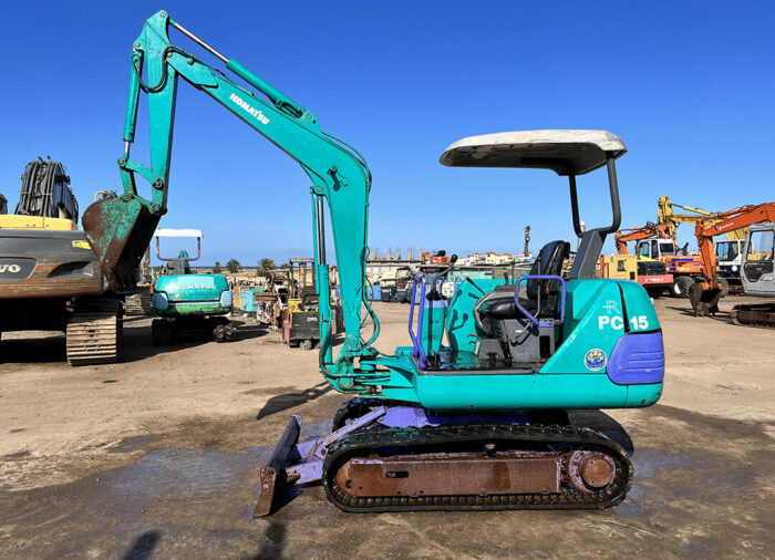 ⁦MINI EXCAVATOR KOMATSU PC15-7⁩ - الصورة ⁦3⁩